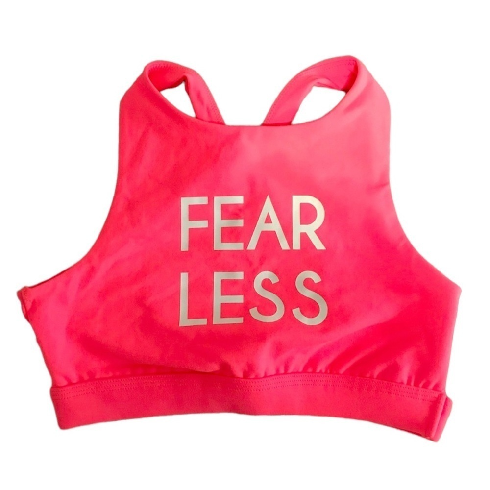 Aerie Fearless pink sports bra. Size small